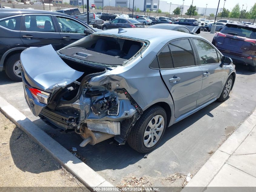 2022 Toyota Corolla Le VIN: JTDEPMAE0N3031953 Lot: 39389102