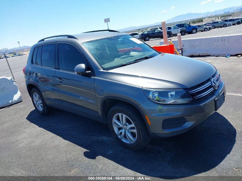 2016 VOLKSWAGEN TIGUAN S - WVGAV7AX6GW601233