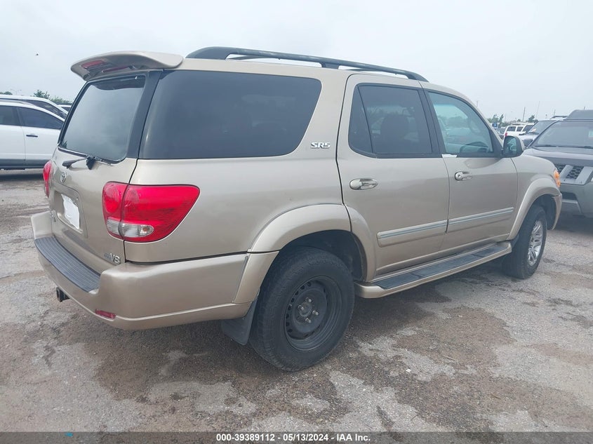 2005 Toyota Sequoia Sr5 V8 VIN: 5TDZT34AX5S245430 Lot: 39389112
