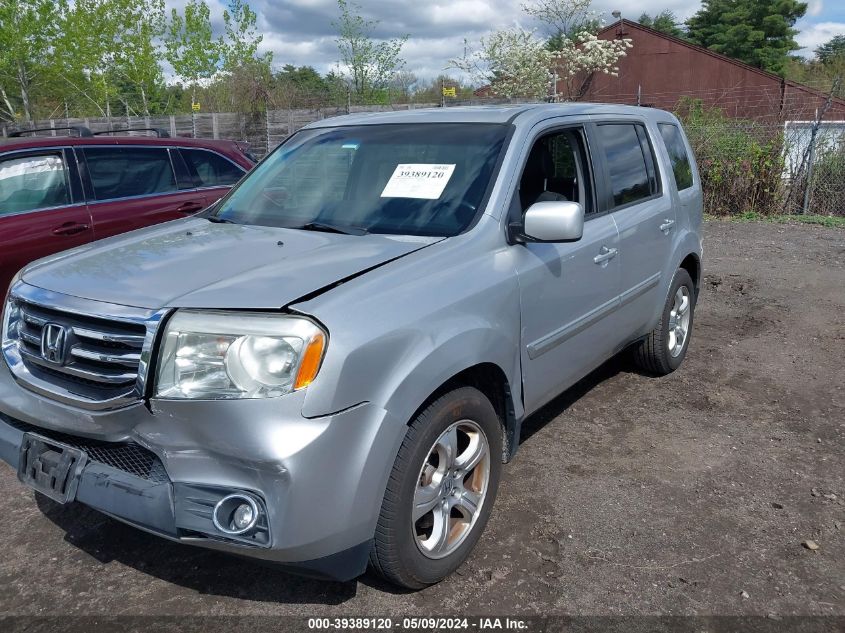 2012 Honda Pilot Ex-L VIN: 5FNYF4H57CB060923 Lot: 39389120