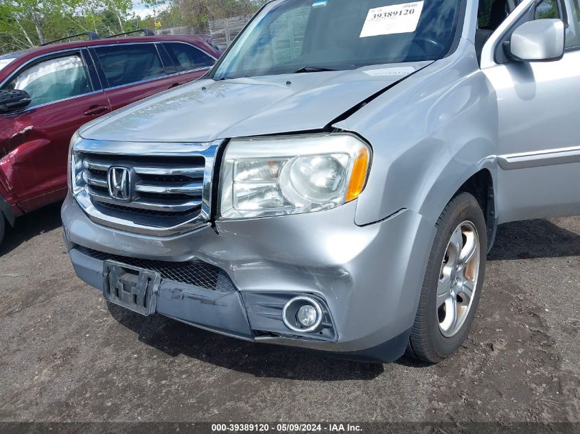 2012 Honda Pilot Ex-L VIN: 5FNYF4H57CB060923 Lot: 39389120