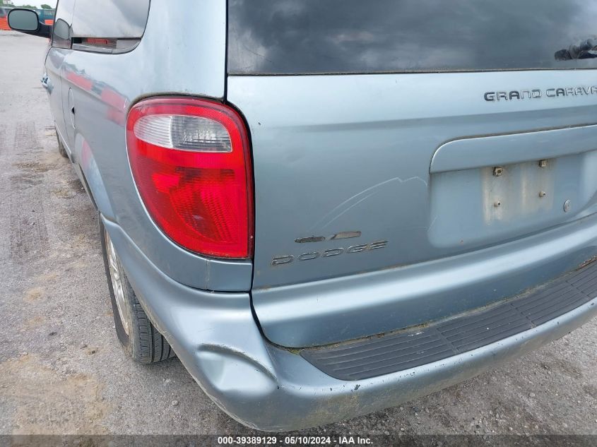 2006 Dodge Grand Caravan Sxt VIN: 2D4GP44L96R843833 Lot: 39389129