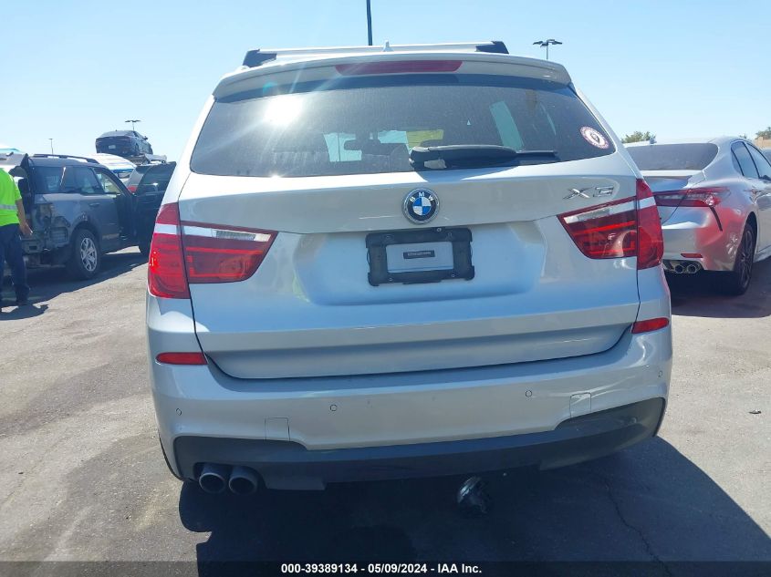 2016 BMW X3 xDrive28I VIN: 5UXWX9C51G0D69303 Lot: 39389134