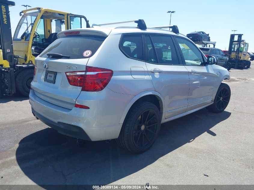 2016 BMW X3 xDrive28I VIN: 5UXWX9C51G0D69303 Lot: 39389134