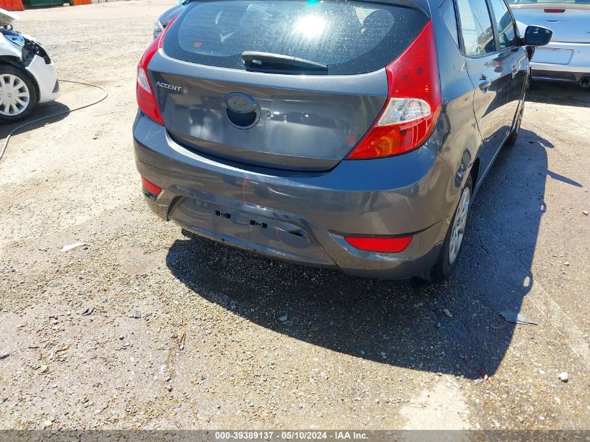 2012 Hyundai Accent Gs VIN: KMHCT5AE0CU052281 Lot: 39389137