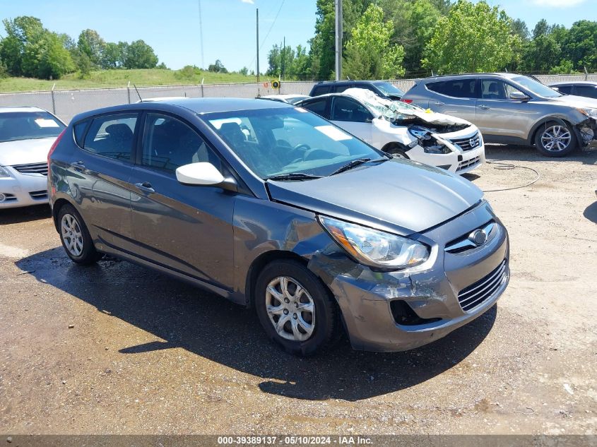 2012 Hyundai Accent Gs VIN: KMHCT5AE0CU052281 Lot: 39389137