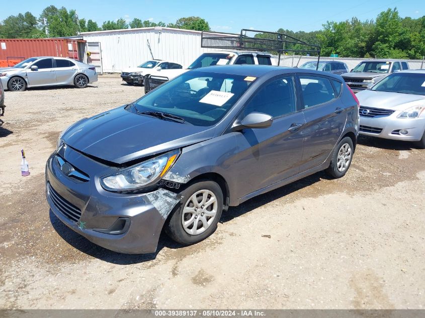 2012 Hyundai Accent Gs VIN: KMHCT5AE0CU052281 Lot: 39389137