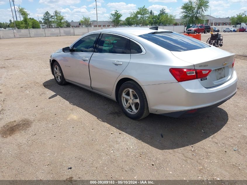 2016 Chevrolet Malibu Ls VIN: 1G1ZB5ST0GF356907 Lot: 39389183