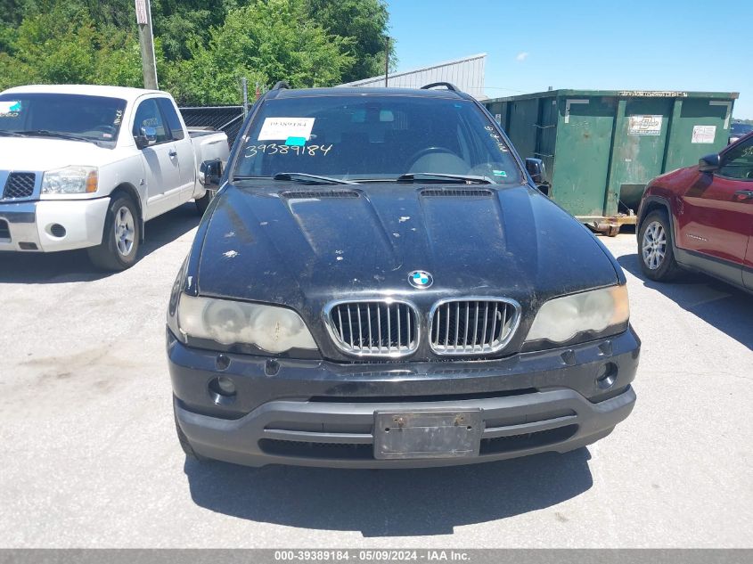 2002 BMW X5 4.4I VIN: 5UXFB33592LH34751 Lot: 39389184