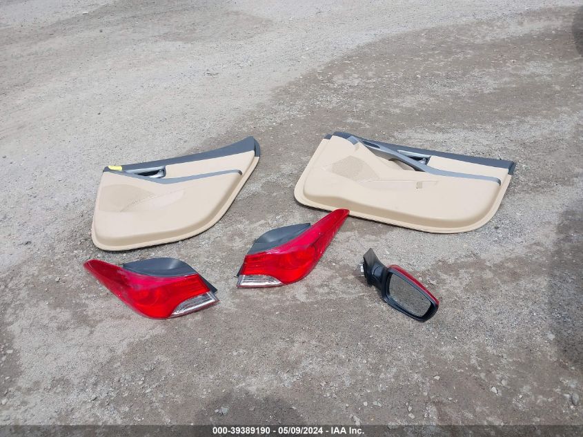 2013 Hyundai Elantra Gls VIN: 5NPDH4AE8DH334751 Lot: 39389190