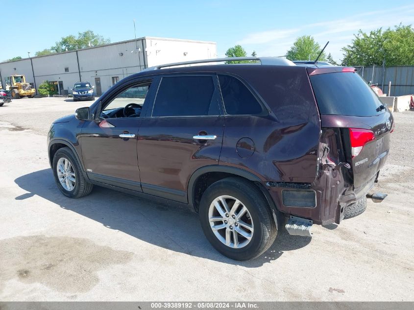 2015 Kia Sorento Lx VIN: 5XYKTDA78FG550729 Lot: 39389192