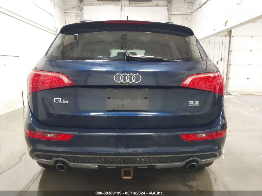 2011 Audi Q5 3.2 Premium Plus VIN: WA1DKAFP7BA078661 Lot: 39389199