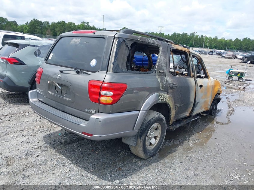 2003 Toyota Sequoia Sr5 V8 VIN: 5TDZT34A03S155166 Lot: 39389204