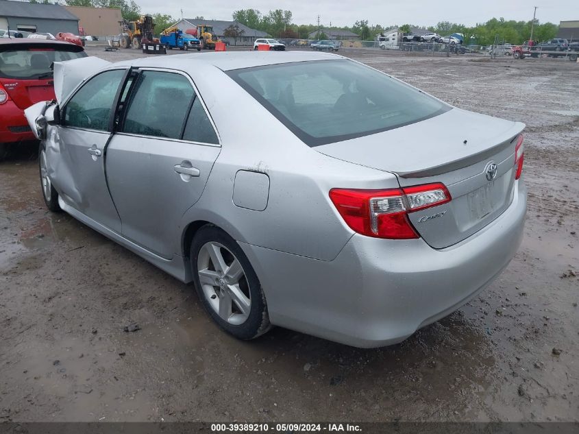 2013 Toyota Camry Se VIN: 4T1BF1FK2DU649170 Lot: 39389210