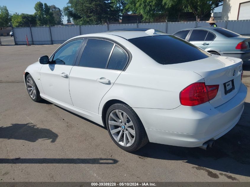 2011 BMW 328I VIN: WBAPH5C54BA443578 Lot: 39389228