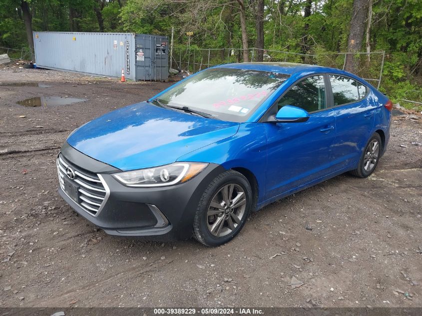 2017 Hyundai Elantra Value Edition VIN: KMHD84LF7HU362182 Lot: 39389229