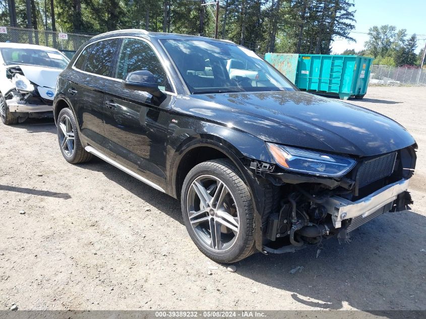 2021 Audi Q5 Premium 55 Tfsi E Quattro S Tronic VIN: WA1G2AFY7M2043251 Lot: 39389232