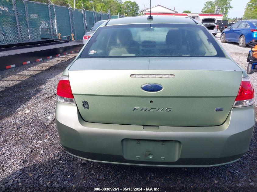 2008 Ford Focus Se/Ses VIN: 1FAHP35NX8W110752 Lot: 39389261