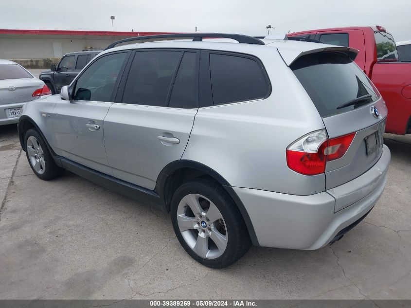 2006 BMW X3 3.0I VIN: WBXPA934X6WG81827 Lot: 39389269