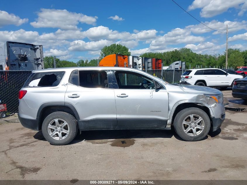 2018 GMC Acadia Sle-1 VIN: 1GKKNKLA4JZ134439 Lot: 39389271