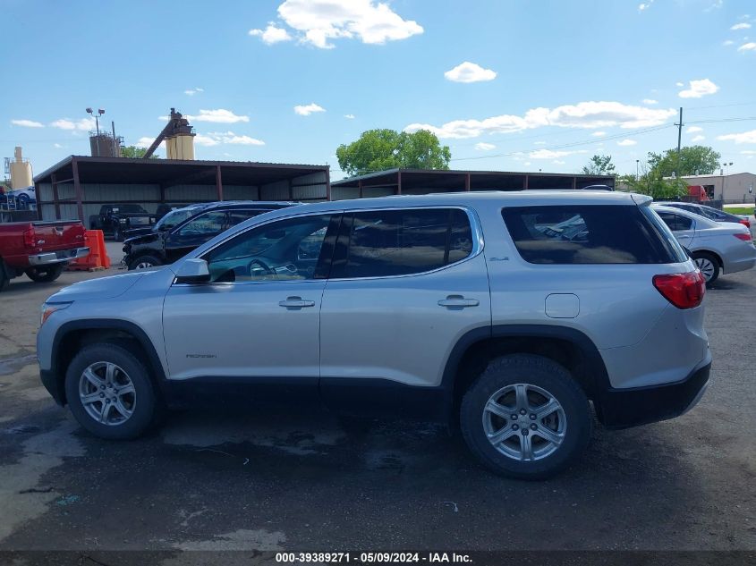 2018 GMC Acadia Sle-1 VIN: 1GKKNKLA4JZ134439 Lot: 39389271