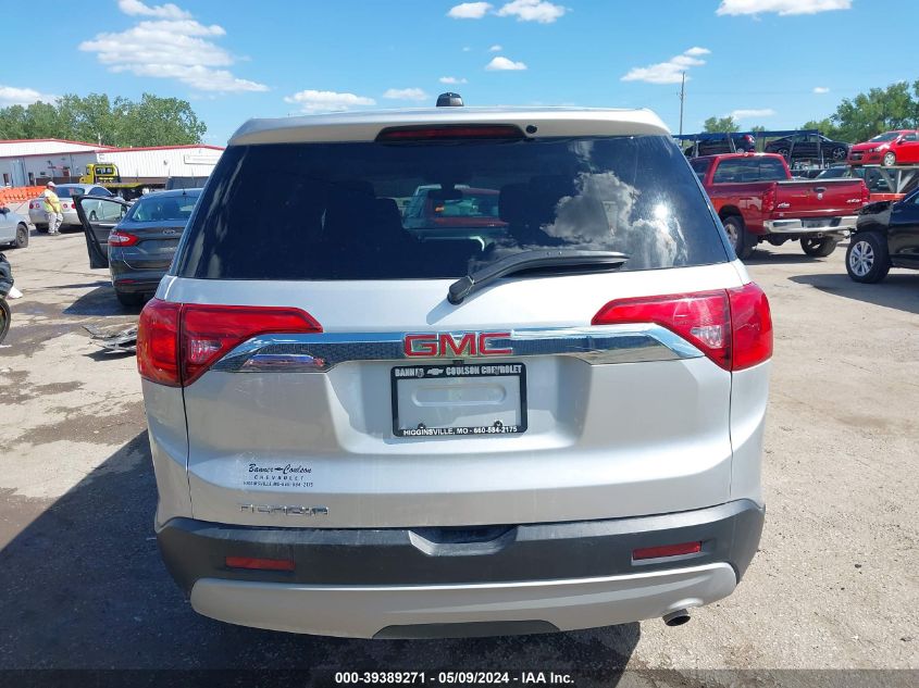 2018 GMC Acadia Sle-1 VIN: 1GKKNKLA4JZ134439 Lot: 39389271