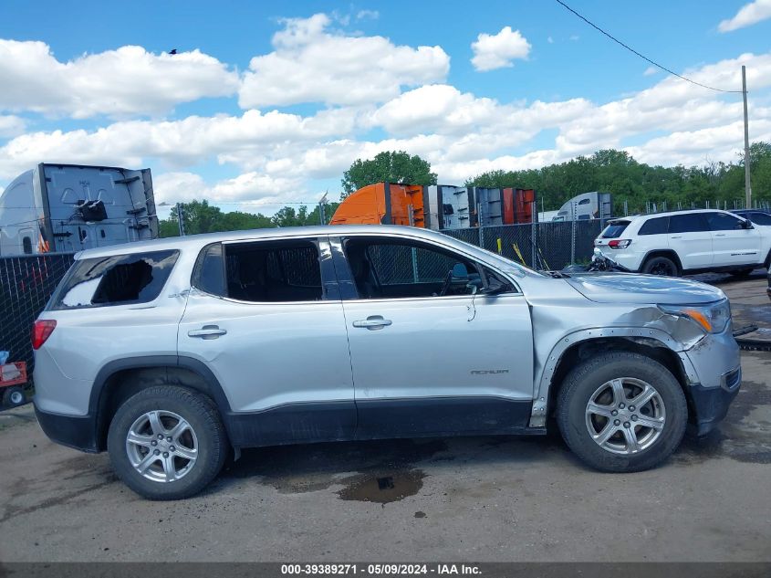 2018 GMC Acadia Sle-1 VIN: 1GKKNKLA4JZ134439 Lot: 39389271