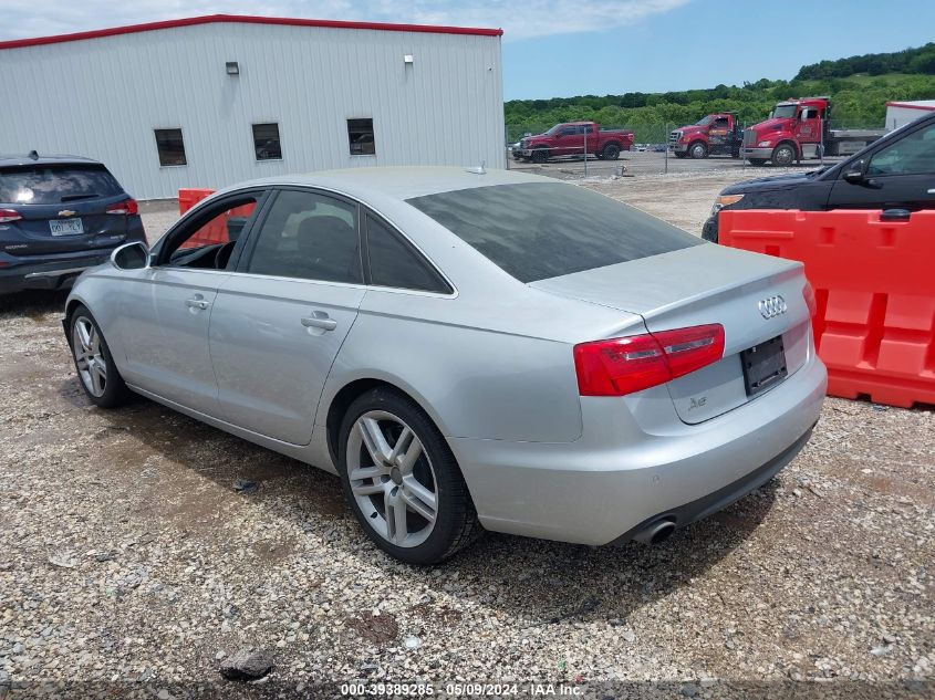 2014 Audi A6 2.0T Premium VIN: WAUGFAFC9EN090258 Lot: 39389285