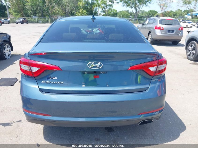 2015 Hyundai Sonata Se VIN: 5NPE24AF1FH203999 Lot: 39389298