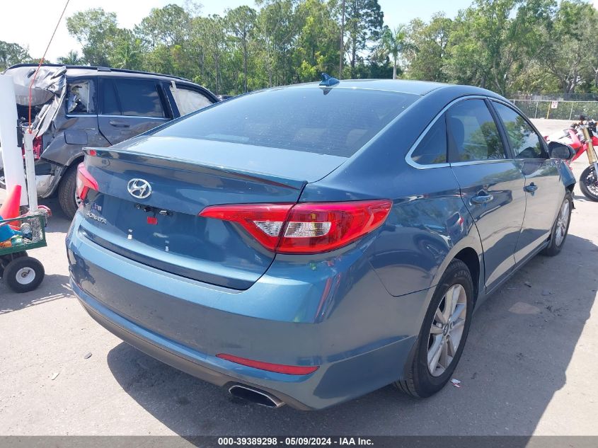 2015 Hyundai Sonata Se VIN: 5NPE24AF1FH203999 Lot: 39389298