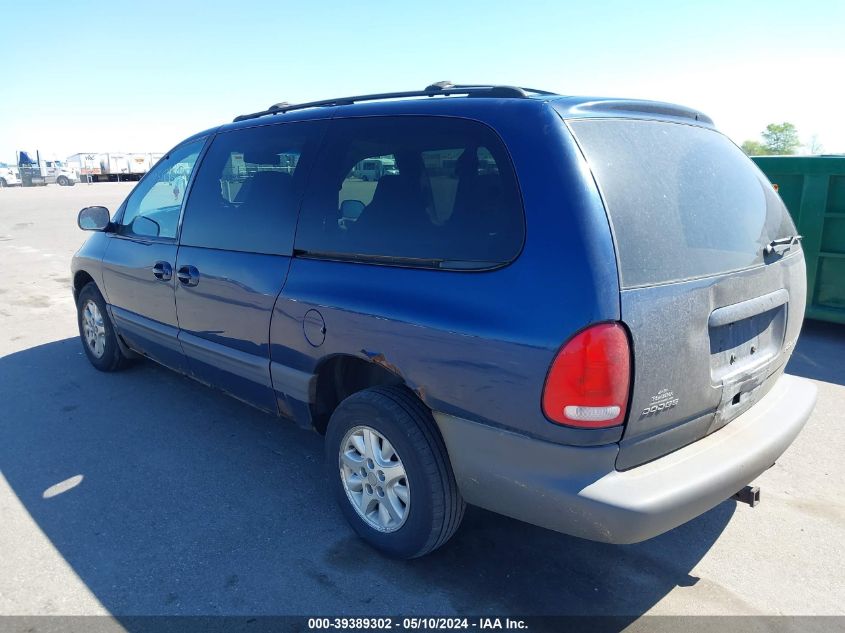 2000 Dodge Grand Caravan Se VIN: 2B4GP44R1YR830639 Lot: 39389302