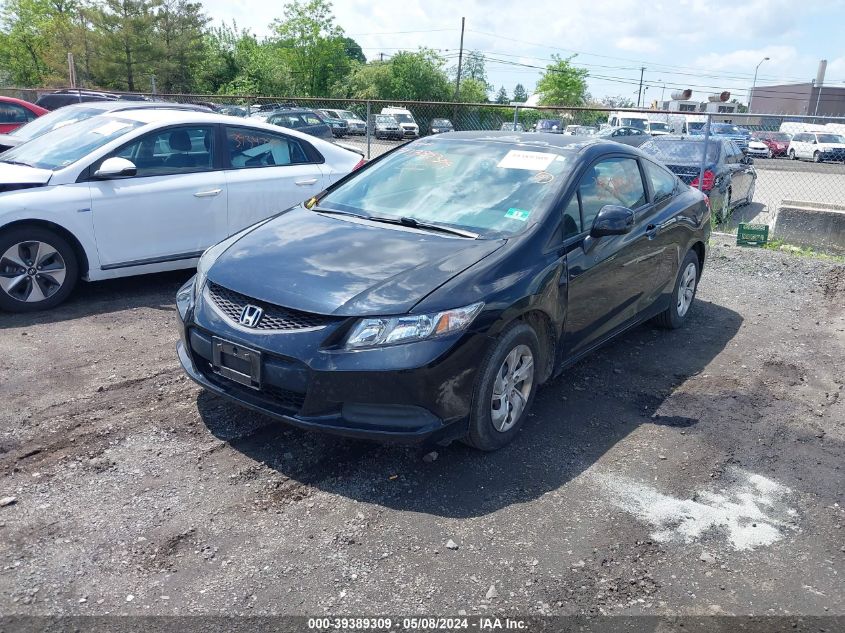 2013 Honda Civic Lx VIN: 2HGFG3B51DH501319 Lot: 39389309