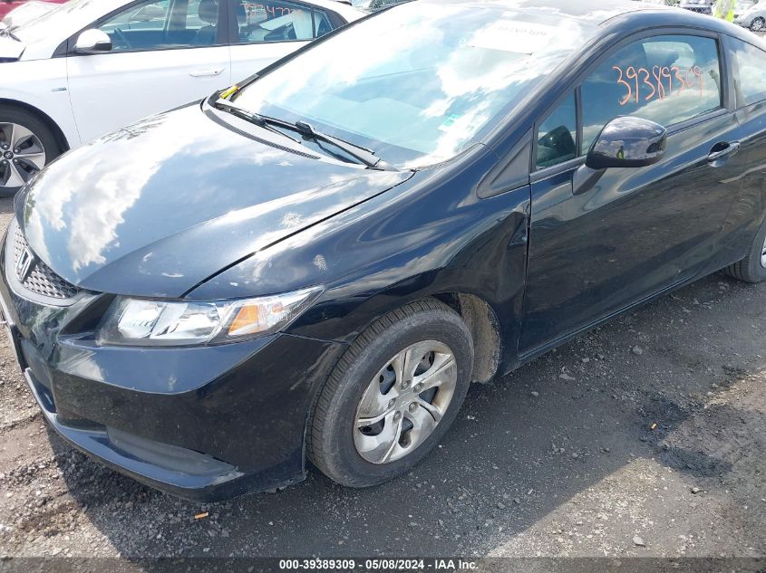 2013 Honda Civic Lx VIN: 2HGFG3B51DH501319 Lot: 39389309