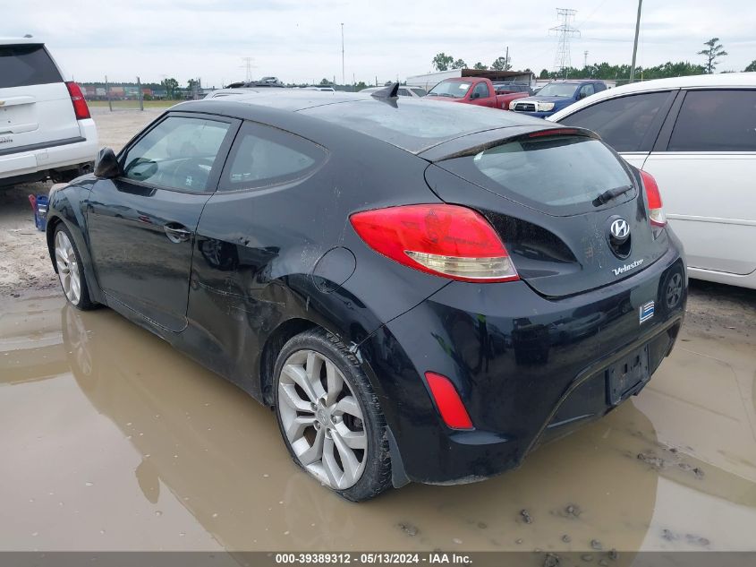 2013 Hyundai Veloster VIN: KMHTC6AD6DU151671 Lot: 39389312