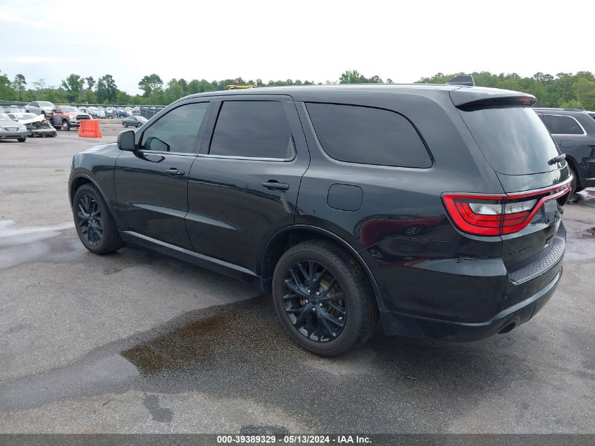 2016 Dodge Durango Sxt VIN: 1C4RDHAG1GC502398 Lot: 39389329