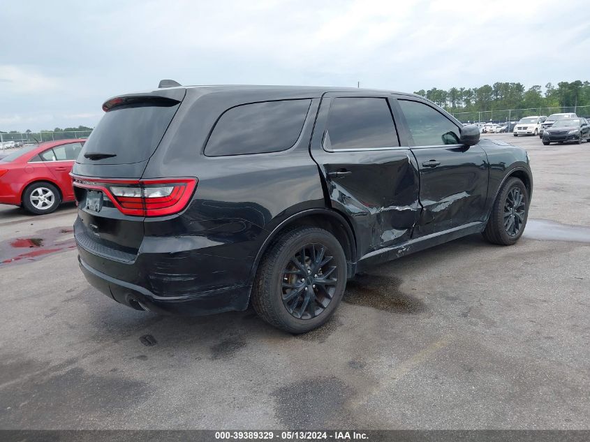 2016 Dodge Durango Sxt VIN: 1C4RDHAG1GC502398 Lot: 39389329