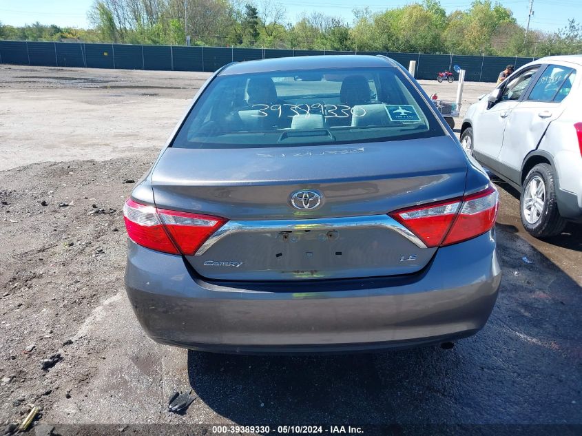 2016 Toyota Camry Le VIN: 4T1BF1FK6GU531448 Lot: 39389330