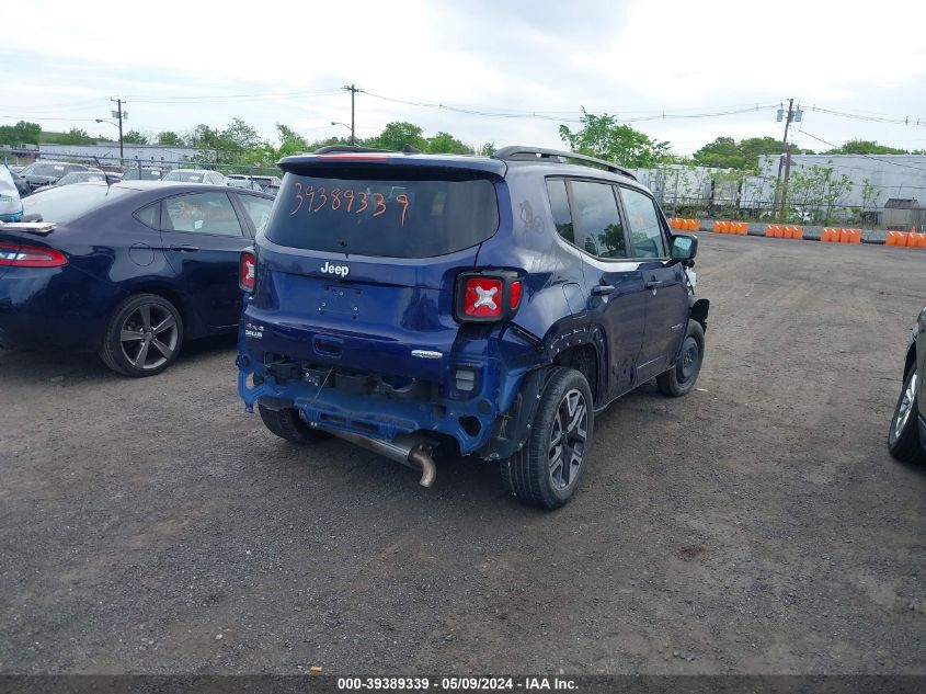 2018 Jeep Renegade Latitude 4X4 VIN: ZACCJBBB7JPH17933 Lot: 39389339