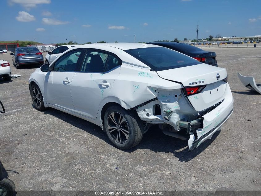 2022 Nissan Sentra Sv Xtronic Cvt VIN: 3N1AB8CV1NY254675 Lot: 39389341