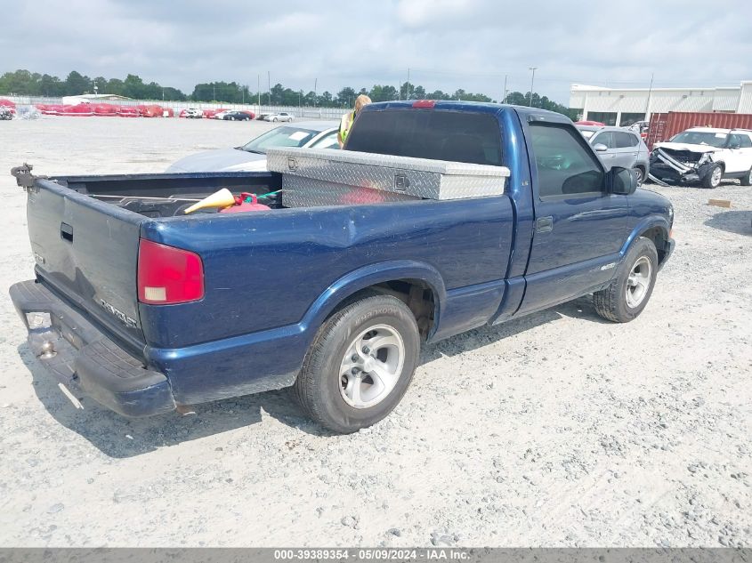 2003 Chevrolet S-10 Ls VIN: 1GCCS14H438168419 Lot: 39389354