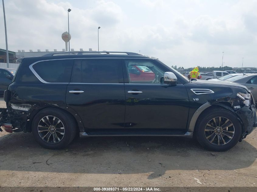 2017 Nissan Armada Platinum VIN: JN8AY2NF1H9304620 Lot: 39389371