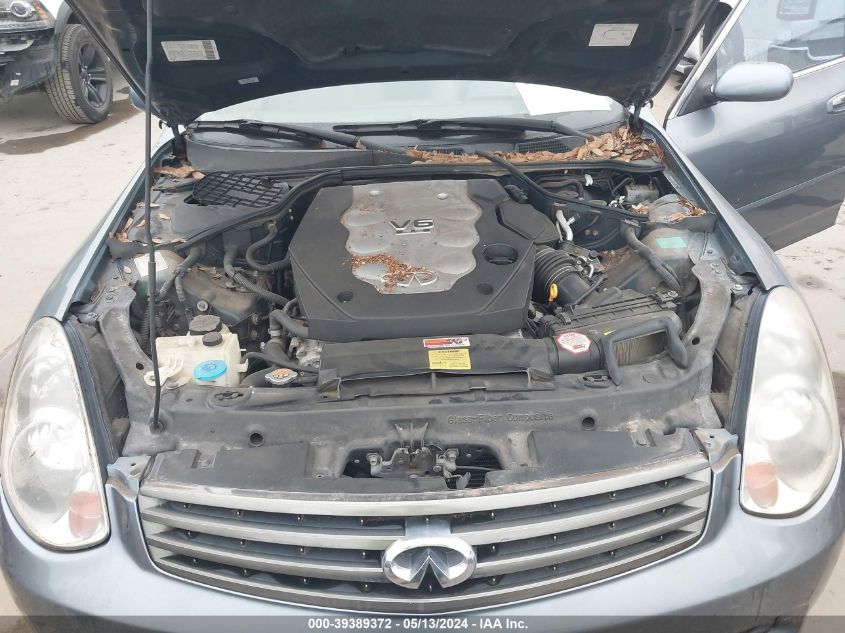 2005 Infiniti G35 VIN: JNKCV51EX5M212005 Lot: 39389372