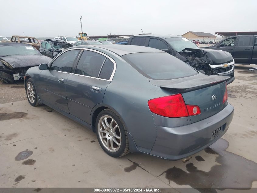 2005 Infiniti G35 VIN: JNKCV51EX5M212005 Lot: 39389372