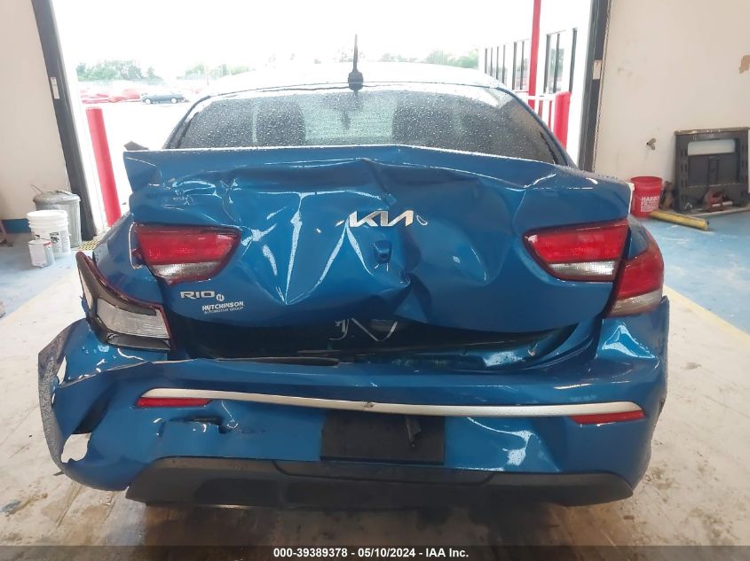 2022 Kia Rio S VIN: 3KPA24ADXNE473264 Lot: 39389378