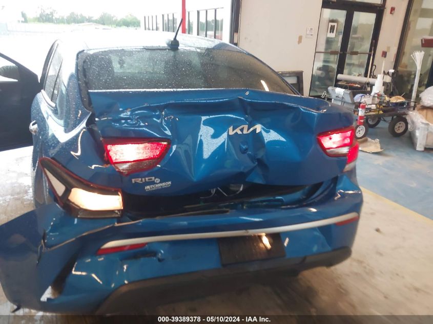2022 Kia Rio S VIN: 3KPA24ADXNE473264 Lot: 39389378