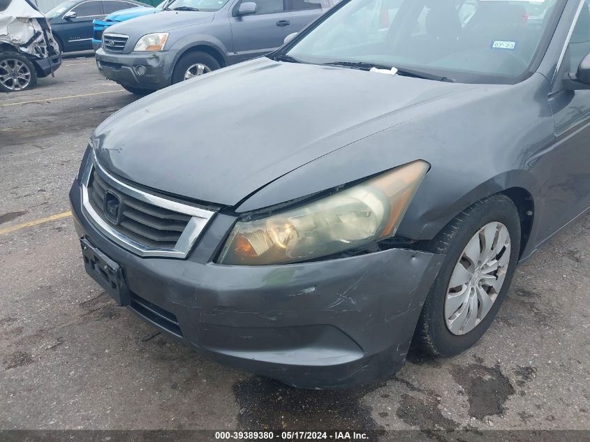 2010 Honda Accord 2.4 Lx VIN: 1HGCP2F36AA117293 Lot: 39389380