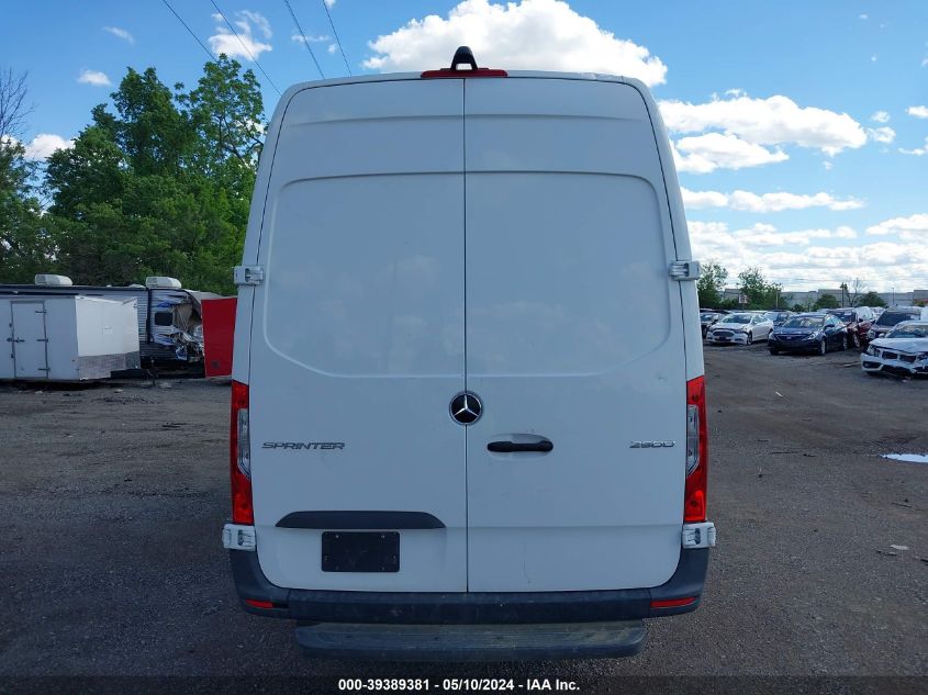 2020 Mercedes-Benz Sprinter 2500 High Roof V6 VIN: W1Y4ECHY3LT031160 Lot: 39389381