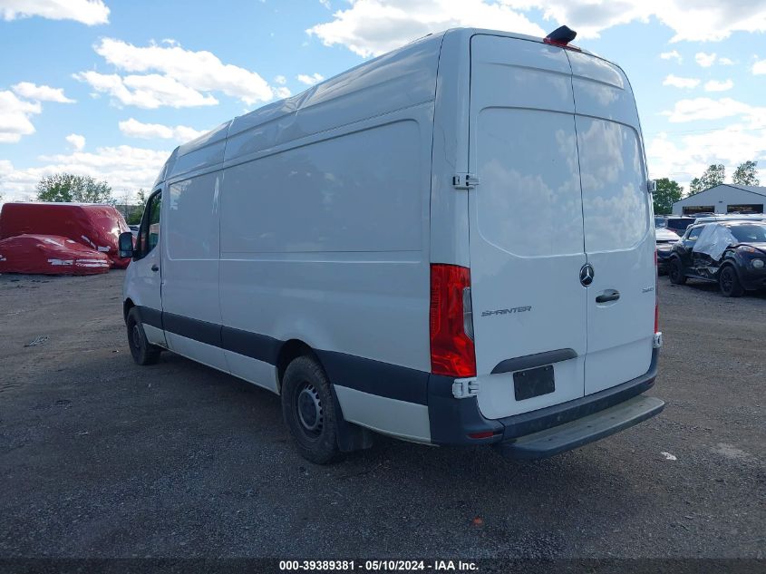 2020 Mercedes-Benz Sprinter 2500 High Roof V6 VIN: W1Y4ECHY3LT031160 Lot: 39389381