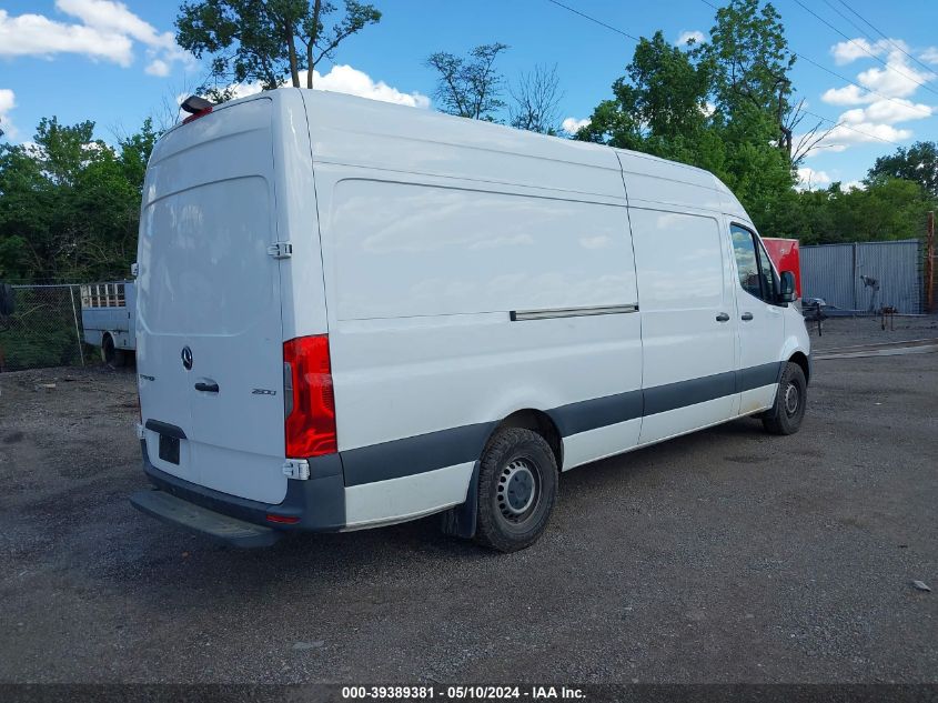 2020 Mercedes-Benz Sprinter 2500 High Roof V6 VIN: W1Y4ECHY3LT031160 Lot: 39389381