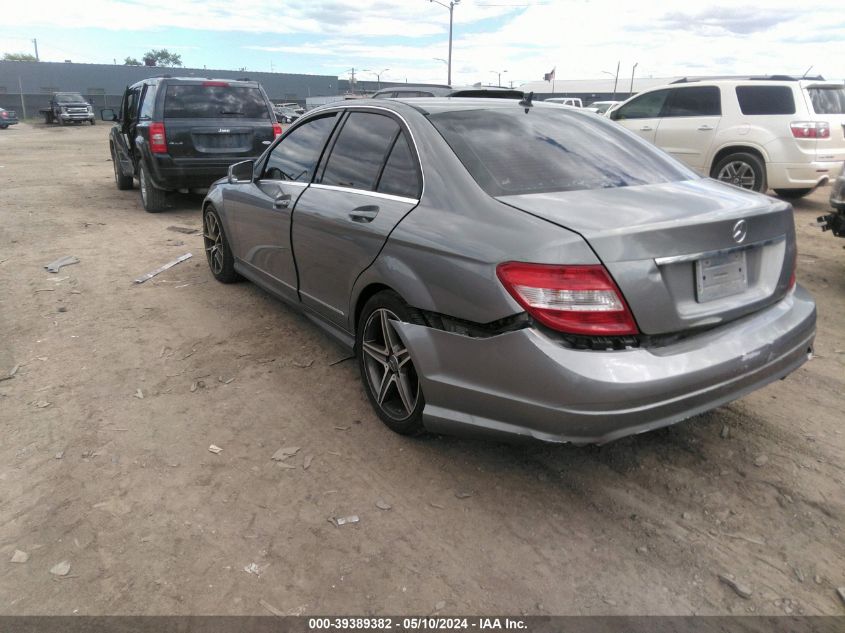 2011 Mercedes-Benz C 300 Luxury 4Matic/Sport 4Matic VIN: WDDGF8BB0BR139494 Lot: 39389382